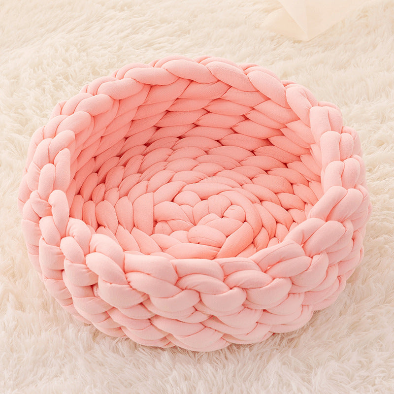 Pet House Cushion Soft Sleeping Basket