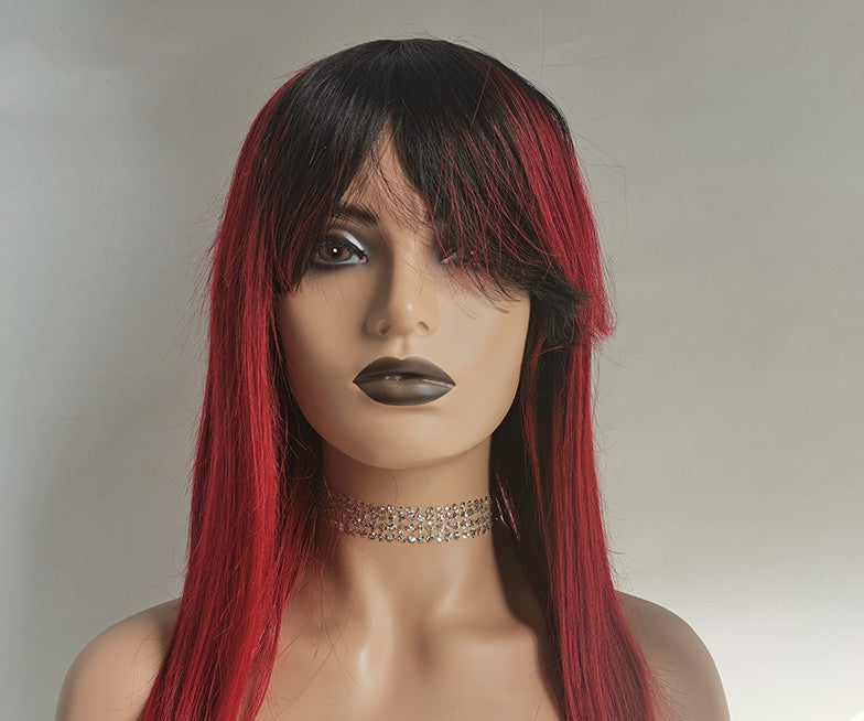 Real Human Hair Wig Headgear