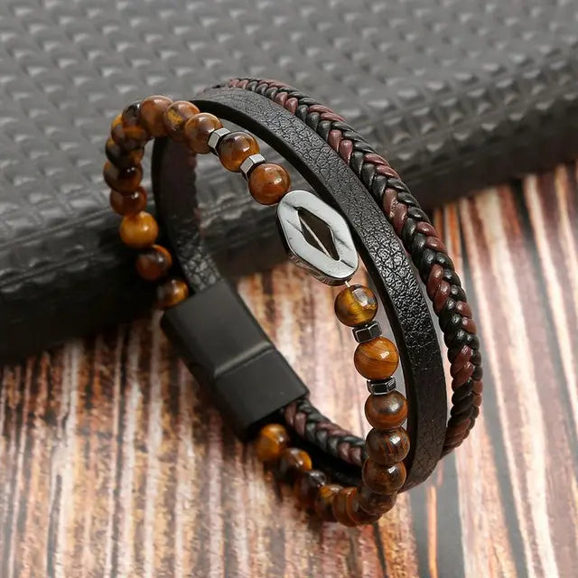 Classic Men's Leather Bracelet