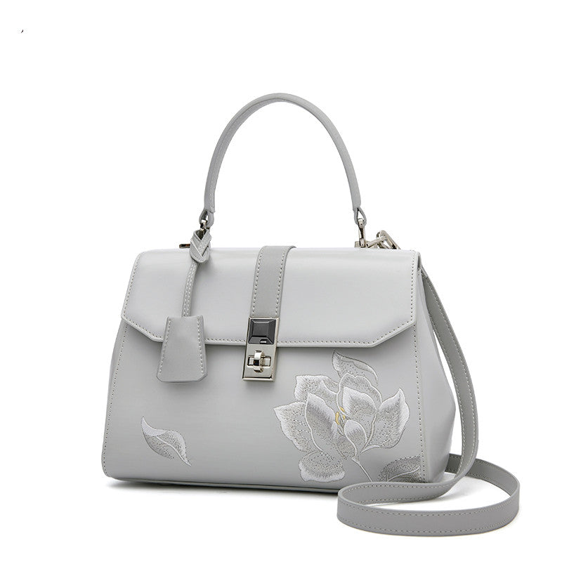 Fashion Leather Handbag with Shoulder Strap