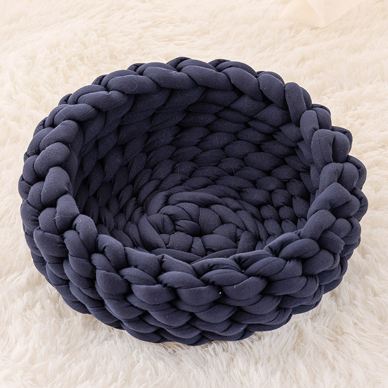 Pet House Cushion Soft Sleeping Basket