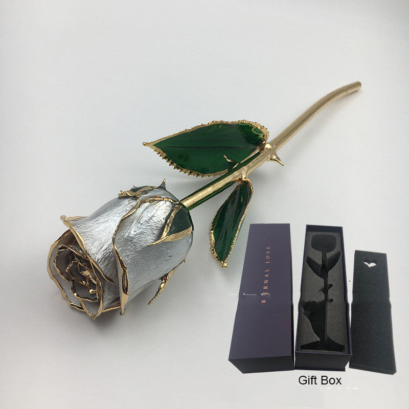 Colored Gilded Rose Crafts