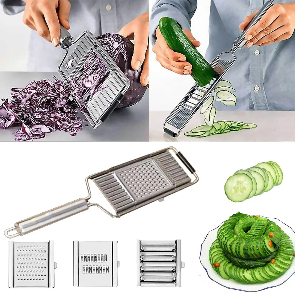 Multi-Purpose Stainless Steel Slicer