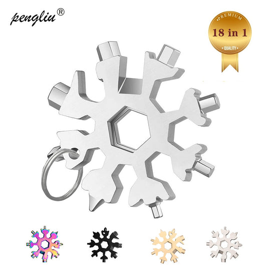 Snowflake Multipurpose Keyring