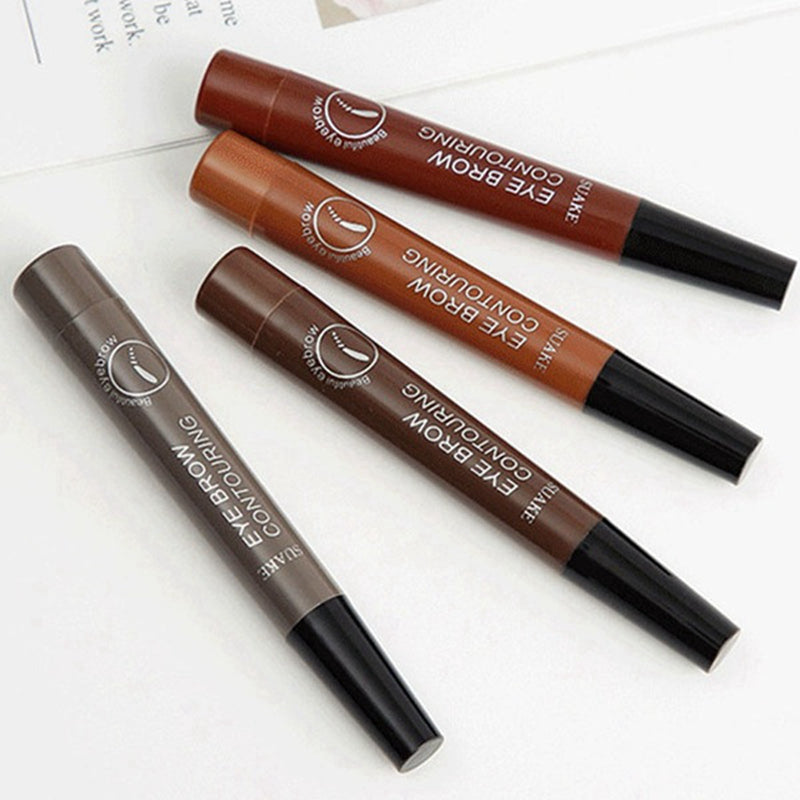 3D 5 Color Waterproof Natural Eyebrow Pencil