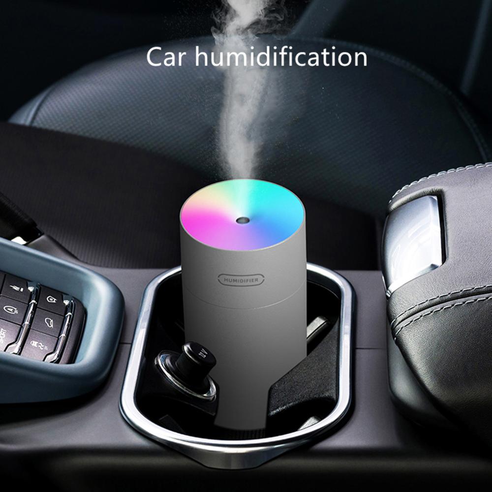 270ml USB Air Humidifier Ultrasonic Aroma Diffuser Car Home Mist Maker with 7 Colors Night LED Lights Mini Office Air Purifier