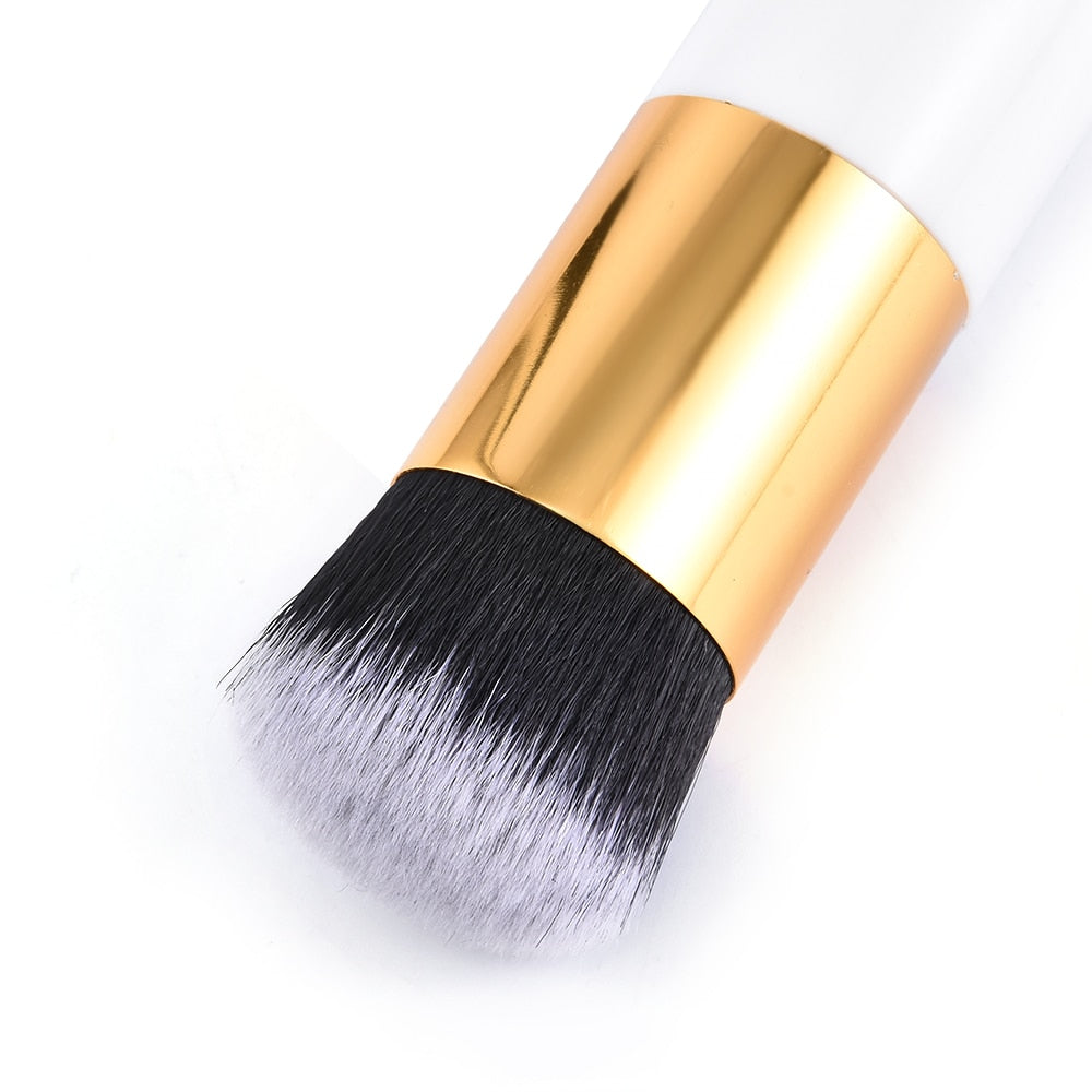 1pc Professional Chubby Pier Foundation Brush Makeup Brush Flat Cream Makeup Brushes Professional Cosmetic Make-up Brush