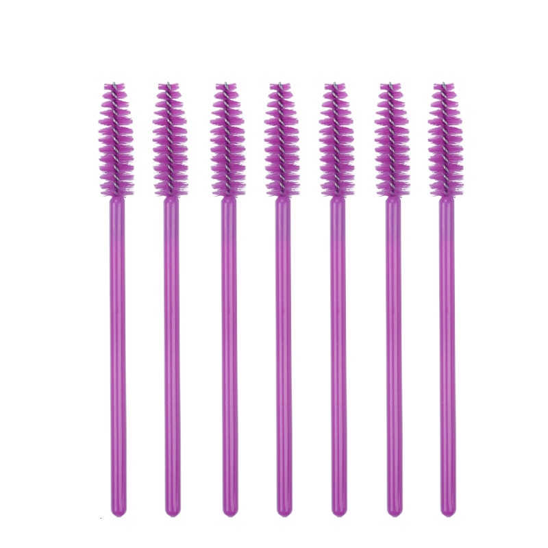 50pcs Eyelash Brushes Eyebrow Microbrush For Mascara Wand Soft Head Eyelashes Cosmetics Applicator Lash Extension Makeup Brushes