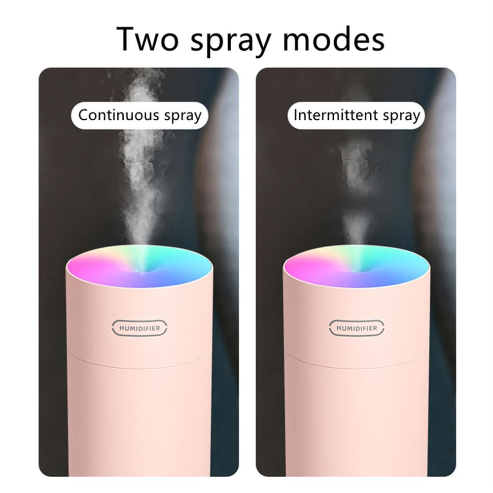 270ml USB Air Humidifier Ultrasonic Aroma Diffuser Car Home Mist Maker with 7 Colors Night LED Lights Mini Office Air Purifier