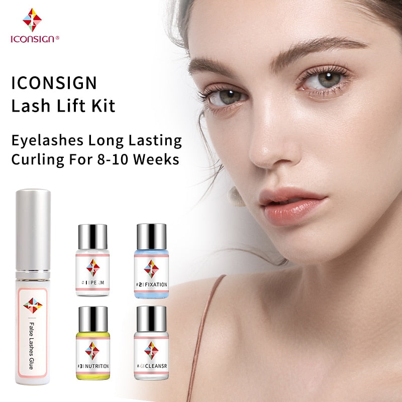 ICONSIGN Lashes Lifting Lash Lift Kit Eyelash Lamination Kit Eyelash Enhancer Perm Lash Eye Makeup Eyelash Beauty Tools