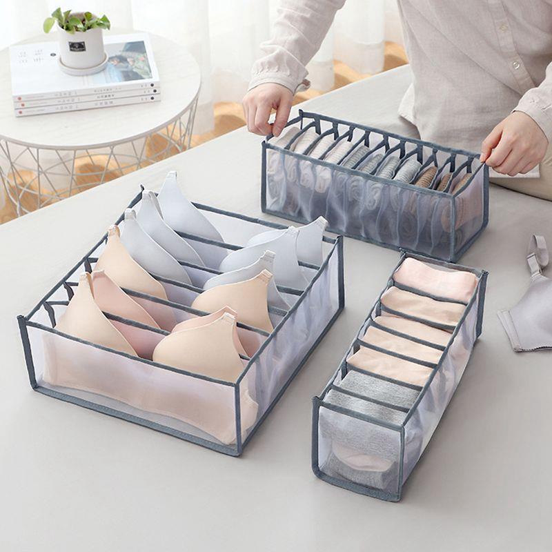 Closet Storage Organizers For Clothes Jeans Compartment Storage Items Bags Boxes Case Wardrobe Organizer Pants Drawer Divider