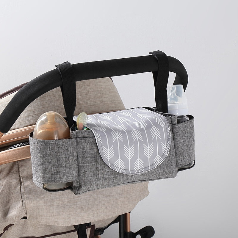 Baby Stroller Organizer Cup Holder Stroller Bag Baby Car Bag Trolley Bag Large Capacity Travel Baby Stroller Accessories