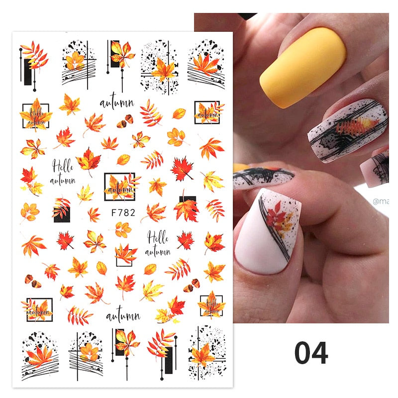 1PC Heart Love Design 3D Nail Sticker English Letter stickers Face Pattern Trasnfer Sliders Valentine&#39;s Day Nail Art Decoration