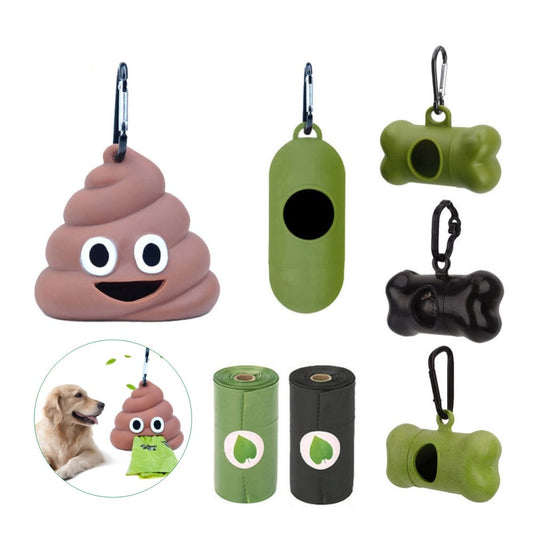 Waste Bag Carrier Dispenser for Dog/Cat Poop Bags