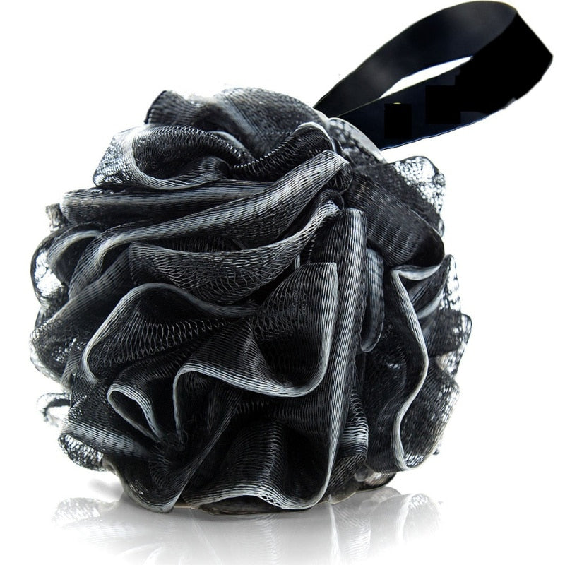 Bamboo Charcoal Bath Ball Bath Flower Bath Loofah Sponge Shower Pouf Body Scrubber Ball Mesh Pouf Bath Sponge Easy to Use