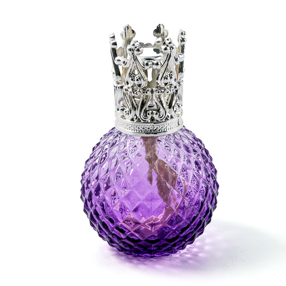 100ml Purple / Pink Pineapple Fragrance Diffuser Aromatherapy Oil Tan Lamp Kit