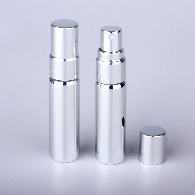 50pieces/lot 5ml Portable Perfume Bottle Spray Bottles sample empty containers atomizer perfume Mini refillable bottles