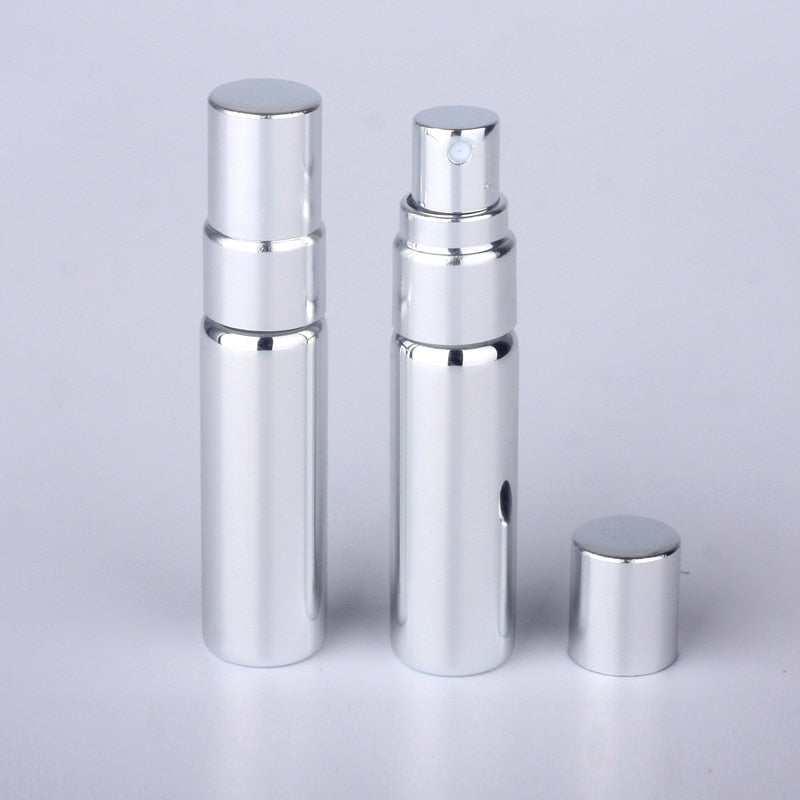 50pieces/lot 5ml Portable Perfume Bottle Spray Bottles sample empty containers atomizer perfume Mini refillable bottles