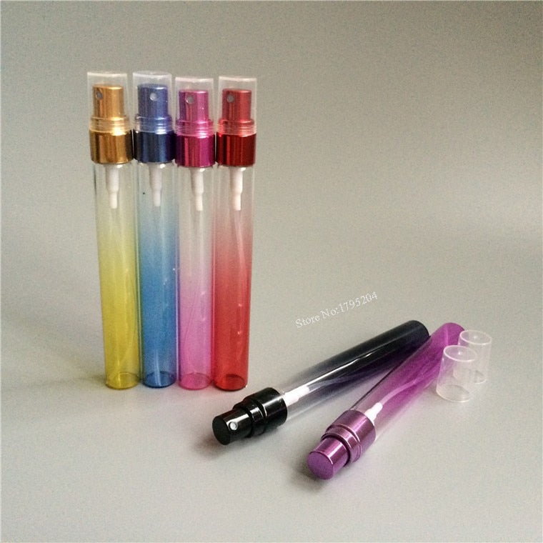 300pcs/lot Mini 10ml Glass Sprayer Bottle 1/3 oz Refillable Perfume Atomizer 10cc Fragrance parfum Vials