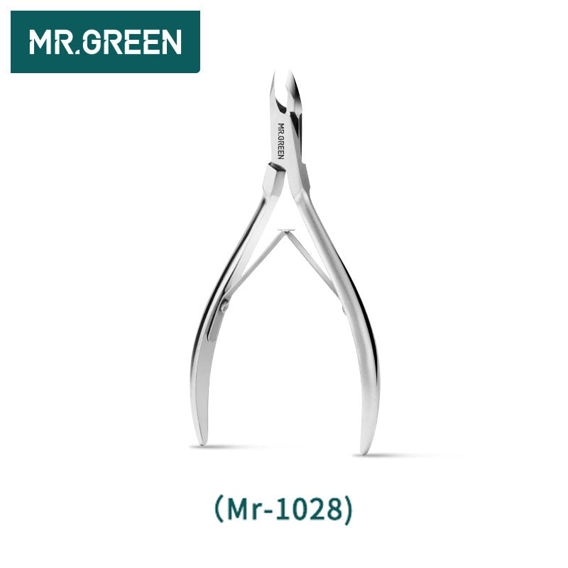 MR.GREEN Nail Clipper Cuticle Nipper Cutter Stainless Steel Pedicure Manicure Scissor Nail Tool For Trim Dead Skin Cuticle