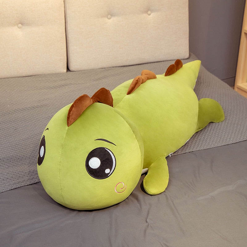 Giant Big Eyes Dinosaur Plush Toy Soft Stuffed Cartoon Animal Dinosaur Doll Girlfriend Sleeping Pillow Baby Kids Birthday Gift