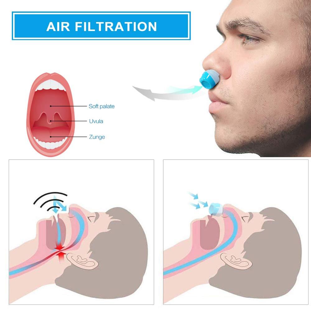 Silicone Anti Anoring Nasal Dilators Anti Snore Nose Clip Sleep Tray Sleeping Aid Apnea Guard Night Device