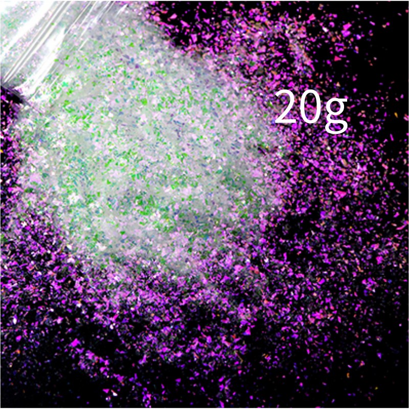 Holographic AB Nail Glitter Flake Sparkly Sequins Irregular Paillette DIY Gel Polish Manicure Nail Art Decorations Accessories