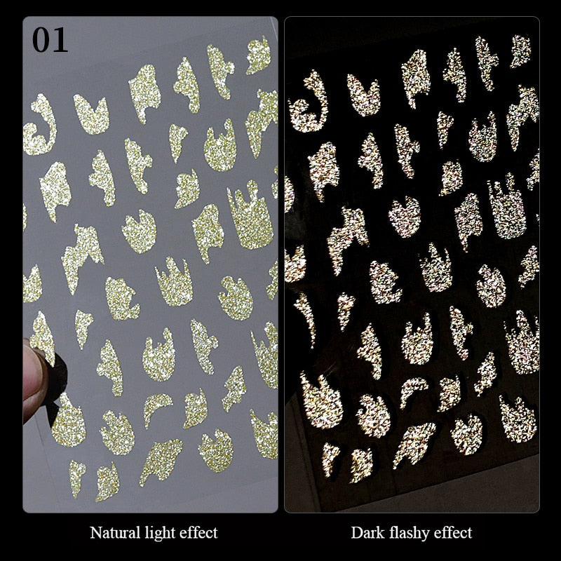 1PC Heart Love Design 3D Nail Sticker English Letter stickers Face Pattern Trasnfer Sliders Valentine&#39;s Day Nail Art Decoration