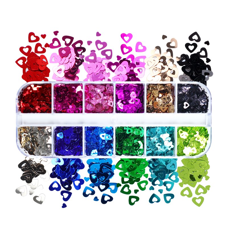 Holographic Glitter Letter Shape Resin Filling Sequins Paillette Jewelry Epoxy DIY Resin Mold Decoration Nail Art Glitter Flakes