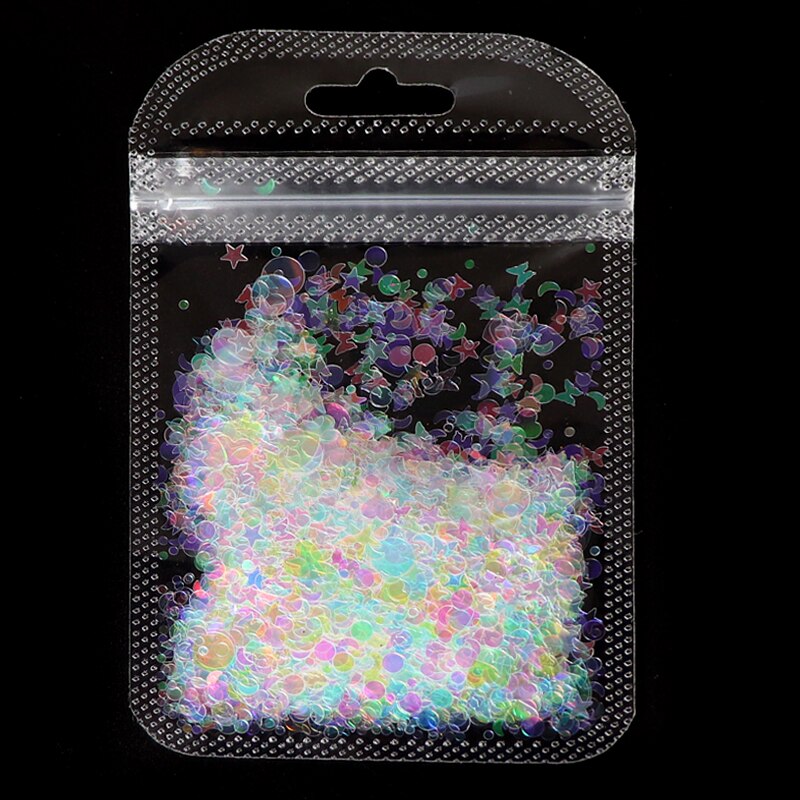 Holographic Red Butterfly Nail Art Glitter Sequins Decoration 3D Laser Sheet Manicure Charms Parts For Nail Design Accessories