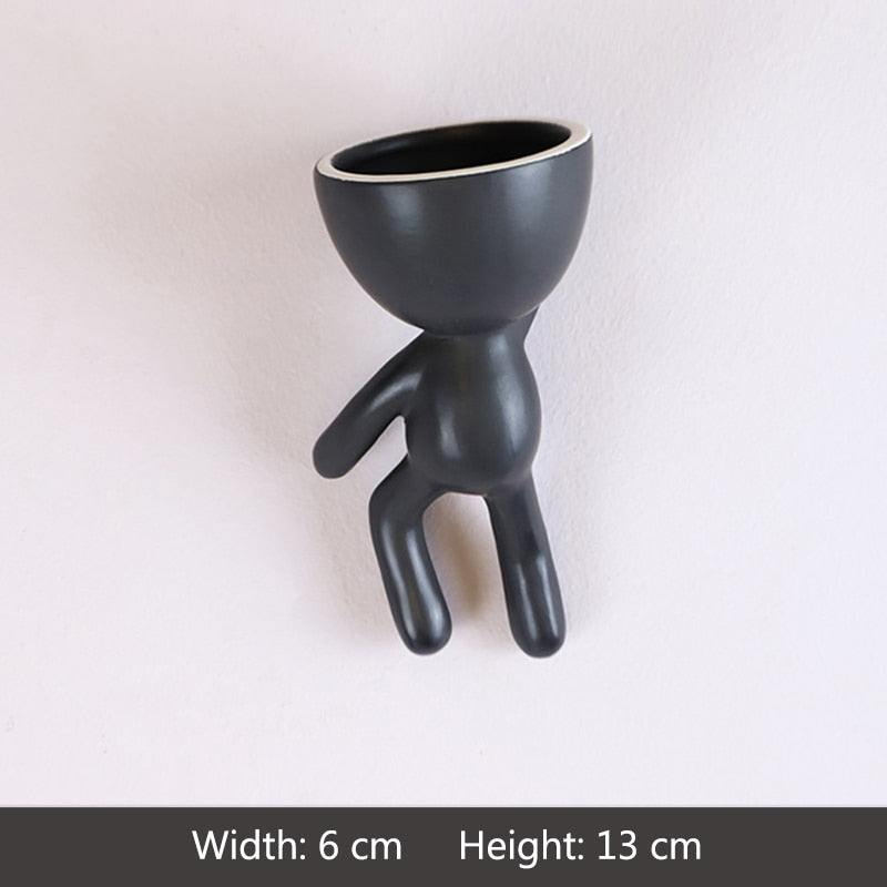 Creative Cute Imitation Humanoid Ceramic Vase Home Decoration